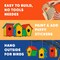 12 DIY Bird House Kits For Children to Build - Wood Birdhouse for Kids to Paint - Unfinished Bird Houses - Spring Crafts Kits - Wooden Arts & Craft for Girls & Boys - Classroom & Spring Activity